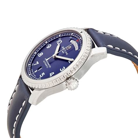 breitling navitimer 8 automatic chronometer blue dial men& 39|Breitling Navitimer chrono men's watch.